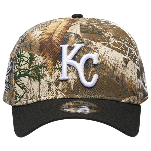 New Era Royals 940 A-Frame RealTree Cap - Adult - Camo/Black - Image 2