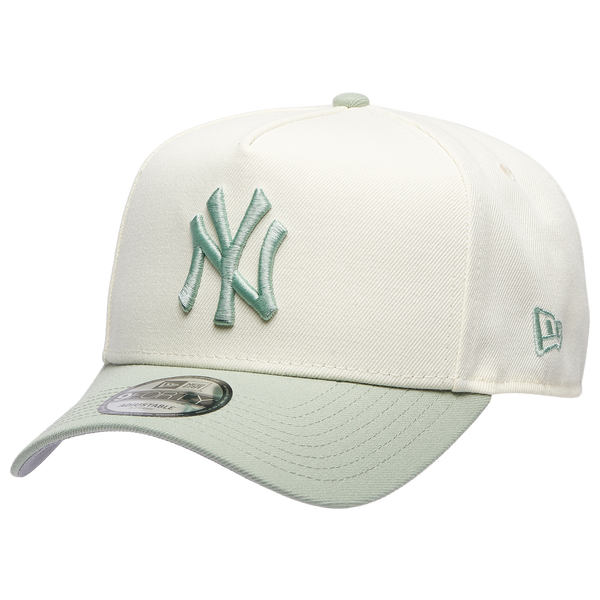 New Era Yankees 940 A-Frame Cap - Adult - Chrome/Green