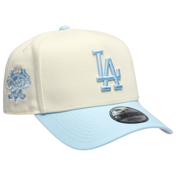 New Era Dodgers 940 A-Frame Cap - Adult - Chrome/Blue - Image 3