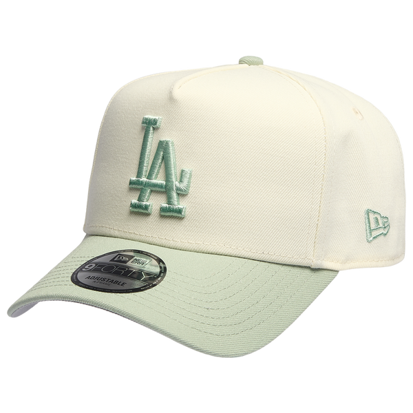 New Era Dodgers 940 A-Frame Cap - Adult - Chrome/Green