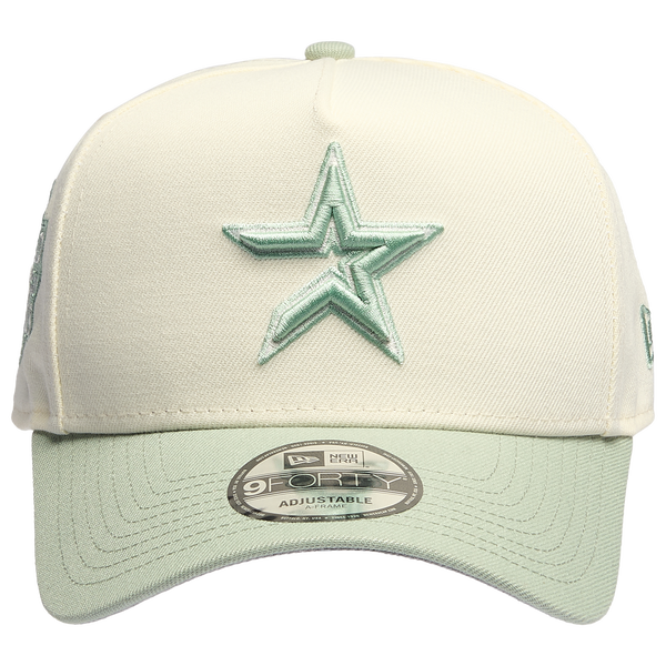 New Era Astros 940 A-Frame Cap - Adult - Chrome/Green - Image 2