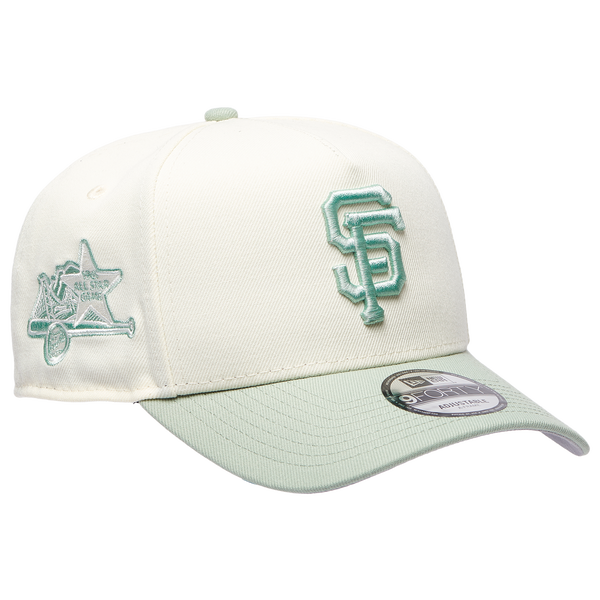 New Era Giants 940 A-Frame Cap - Adult - Chrome/Green - Image 3