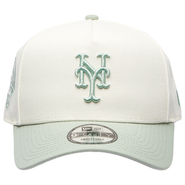 New Era 9FORTY A-Frame Custom Cap - Adult - Green/Chrome - Image 2