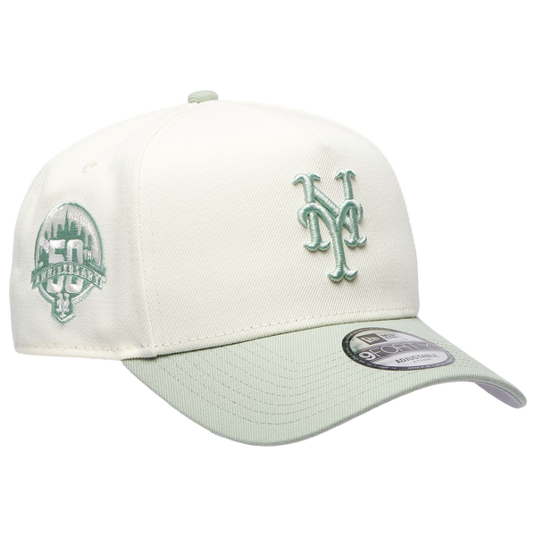 New Era 9FORTY A-Frame Custom Cap - Adult - Green/Chrome - Image 3