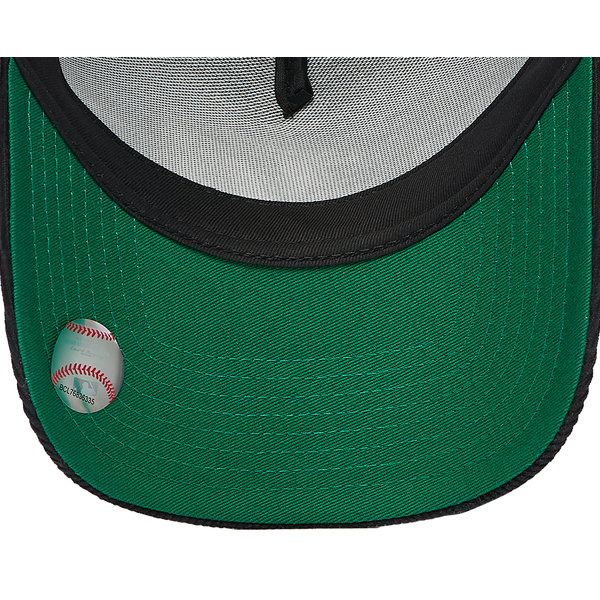 New Era Rays 940 A-Frame Cord Trucker Cap - Adult - Black - Image 5