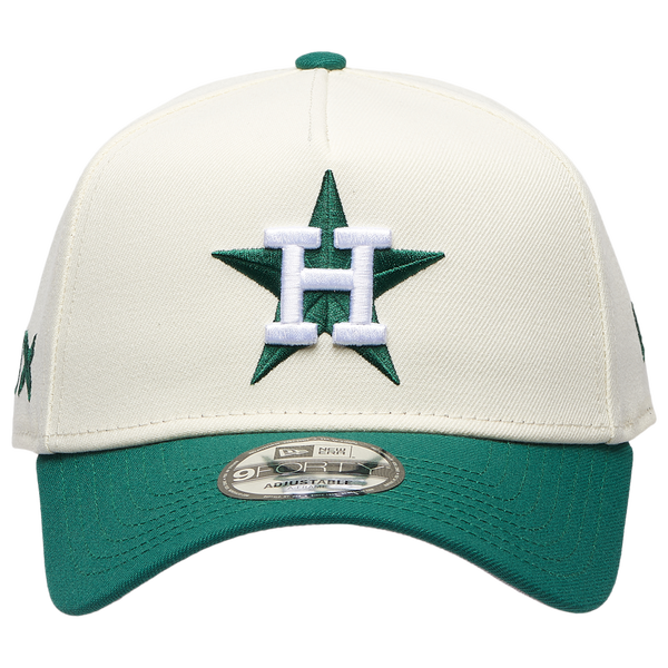 New Era Astros 940 A-Frame Cap - Adult - Green/Chrome - Image 2