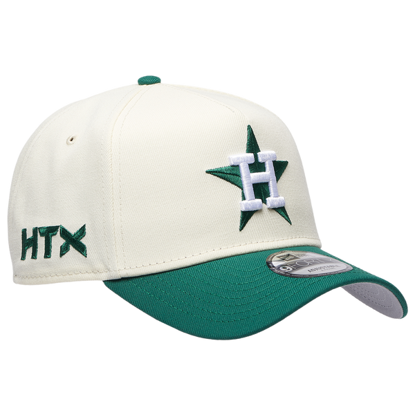 New Era Astros 940 A-Frame Cap - Adult - Green/Chrome - Image 3