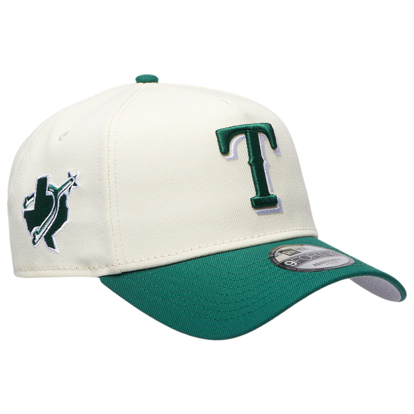 New Era Rangers 940 A-Frame Cap - Adult - Chrome/Green - Image 3