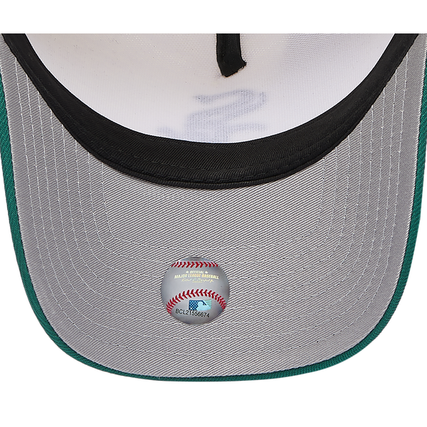 New Era White Sox 940 A-Frame Cap - Adult - Chrome/Green - Image 5