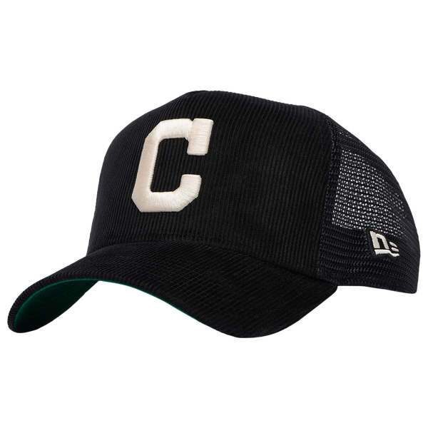 New Era Indians 940AF Cord Cap - Adult - Black