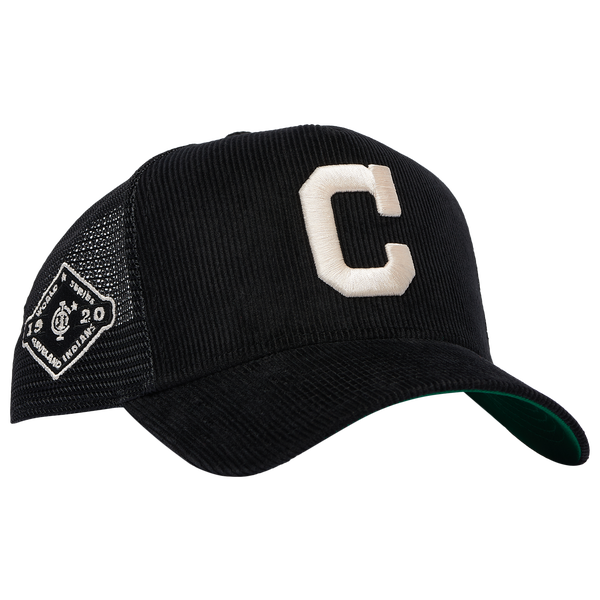 New Era Indians 940AF Cord Cap - Adult - Black - Image 3