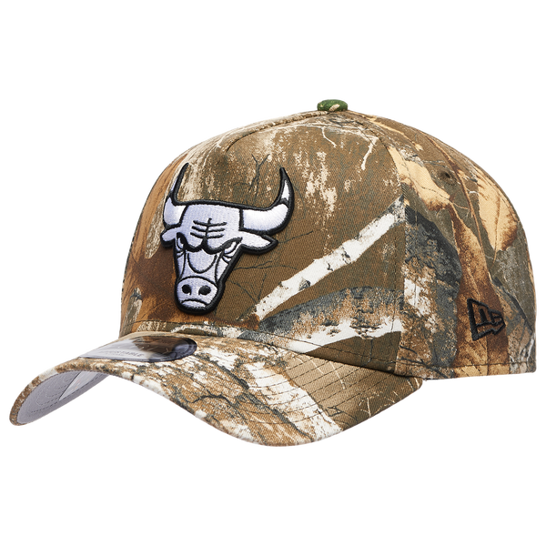 New Era Bulls 9FORTY A-Frame Realtree Cap - Adult - Multi