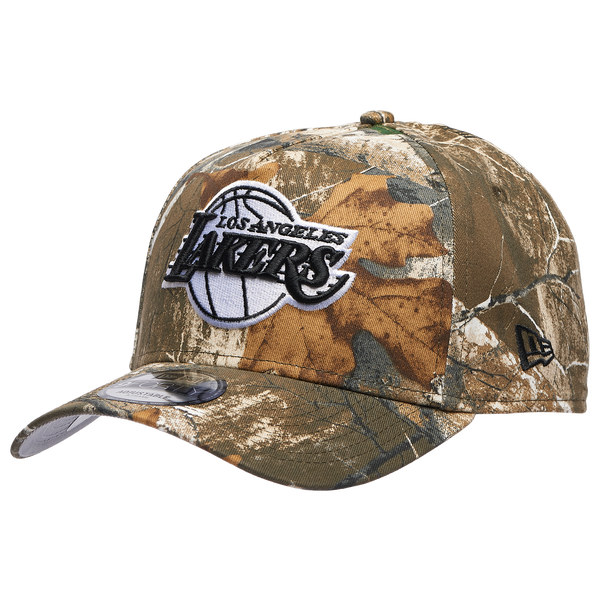 New Era Lakers 9FORTY A-Frame Realtree Cap - Adult - Multi