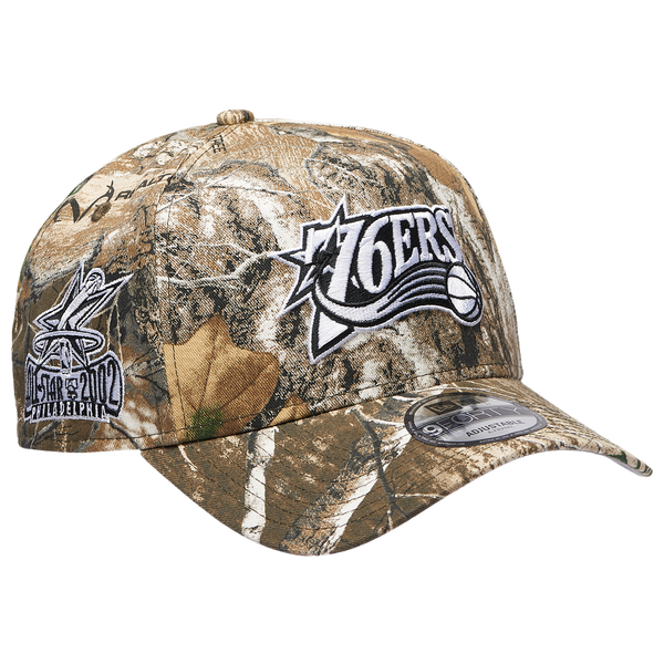 New Era 76ers 9FORTY A-Frame Realtree Cap - Adult - Multi - Image 3
