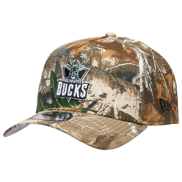 New Era Bucks 9FORTY A-Frame Realtree Cap - Adult - Multi