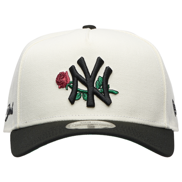 New Era NE MLB 940AF Rose Cap - Adult - White/Black - Image 2