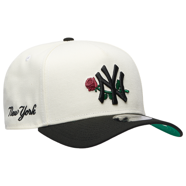 New Era NE MLB 940AF Rose Cap - Adult - White/Black - Image 3