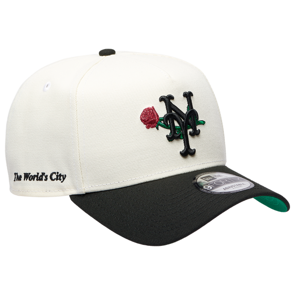New Era NE MLB 940AF Rose Cap - Adult - White/Black - Image 3