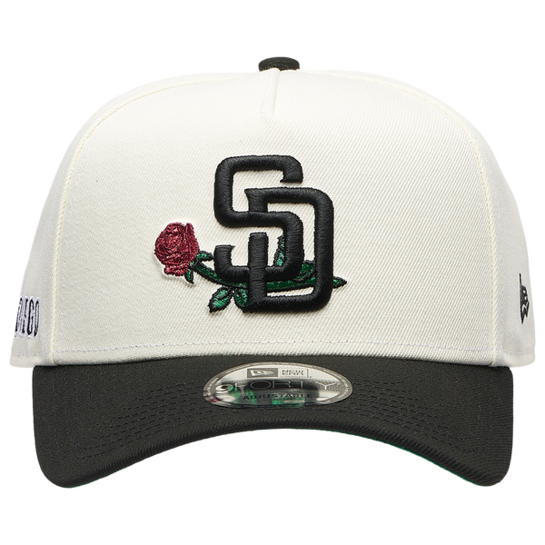 New Era NE MLB 940AF Rose Cap - Adult - Black/White - Image 2