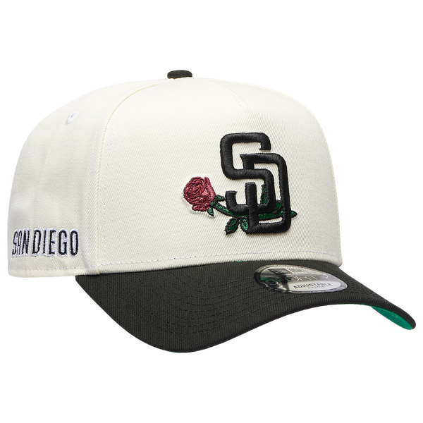 New Era NE MLB 940AF Rose Cap - Adult - Black/White - Image 3