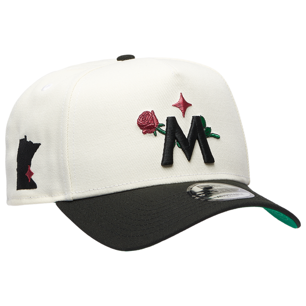 New Era NE MLB 940AF Rose Cap - Adult - White/Black - Image 3