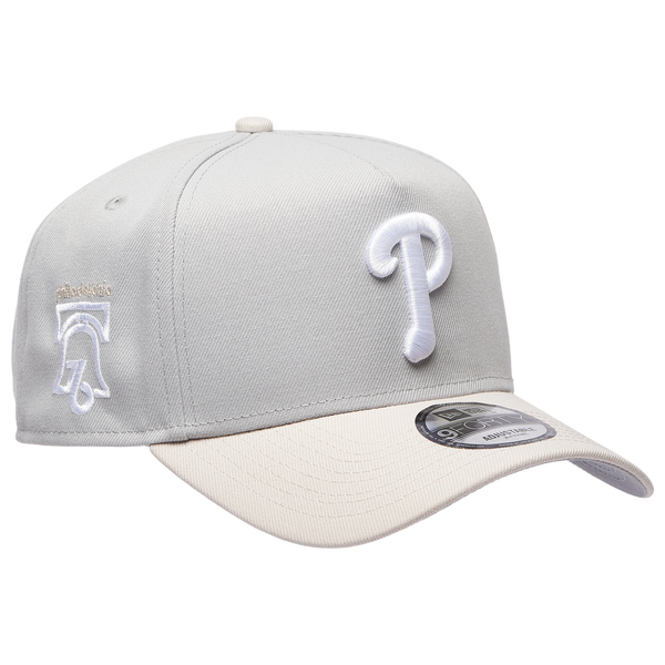 New Era MLB 940 A-Frame Cap - Adult - Gray/Silver - Image 3