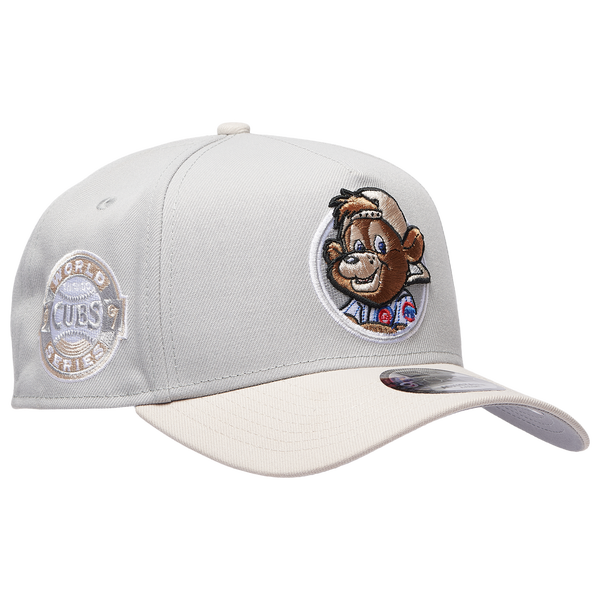 New Era MLB 940 A-Frame Cap - Adult - Silver/Gray - Image 3