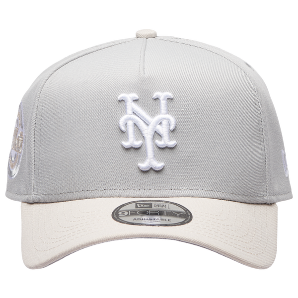 New Era MLB 940 A-Frame Cap - Adult - Silver/Gray - Image 2