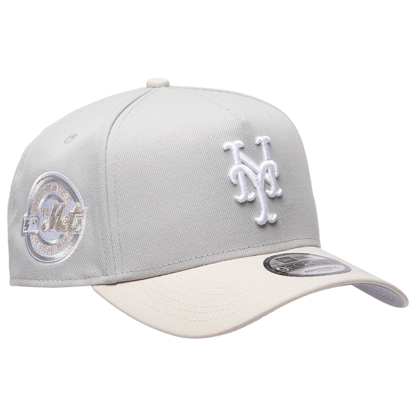 New Era MLB 940 A-Frame Cap - Adult - Silver/Gray - Image 3