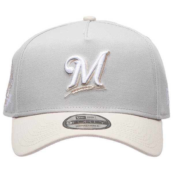 New Era MLB 940 A-Frame Cap - Adult - Gray/Silver - Image 2