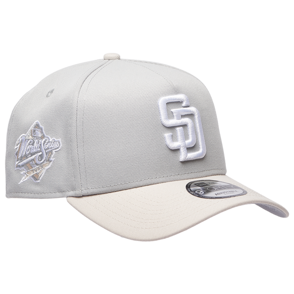 New Era MLB 940 A-Frame Cap - Adult - Gray/Silver - Image 3