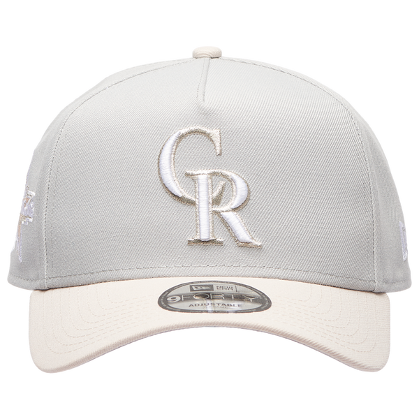 New Era MLB 940 A-Frame Cap - Adult - Silver/Gray - Image 2