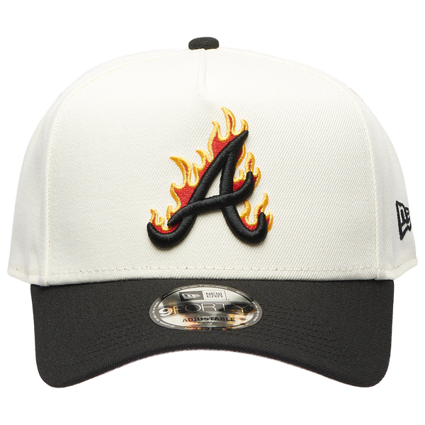 New Era MLB 940 A-Frame Flame Cap - Adult - White/Black - Image 2