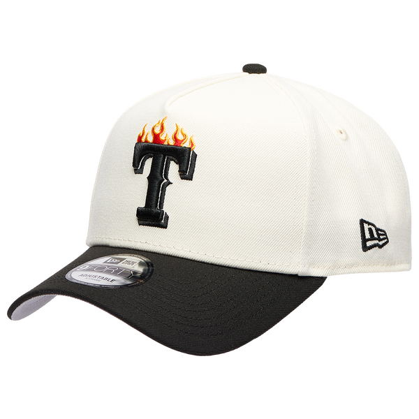 New Era MLB 940 A-Frame Flame Cap - Adult - Black/White