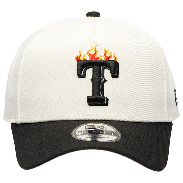New Era MLB 940 A-Frame Flame Cap - Adult - Black/White - Image 2