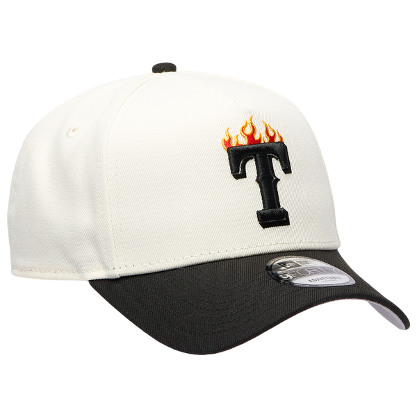 New Era MLB 940 A-Frame Flame Cap - Adult - Black/White - Image 3