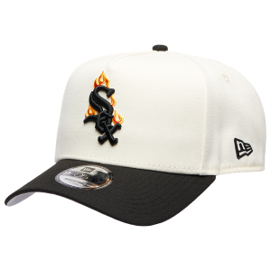 New Era MLB 940 A-Frame Flame Cap - Adult - White/Black