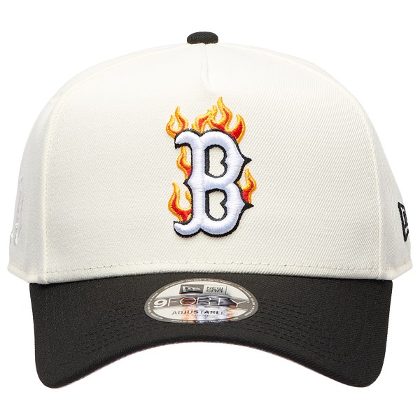 New Era MLB 940 A-Frame Flame Cap - Adult - Black/White - Image 2