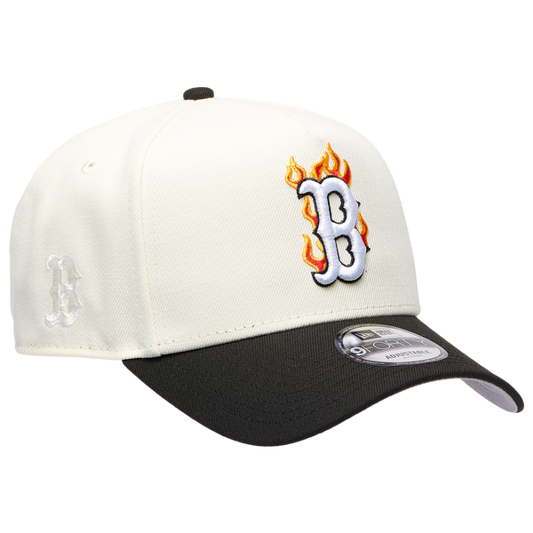 New Era MLB 940 A-Frame Flame Cap - Adult - Black/White - Image 3