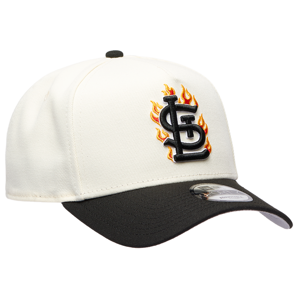 New Era MLB 940 A-Frame Flame Cap - Adult - White/Black - Image 3