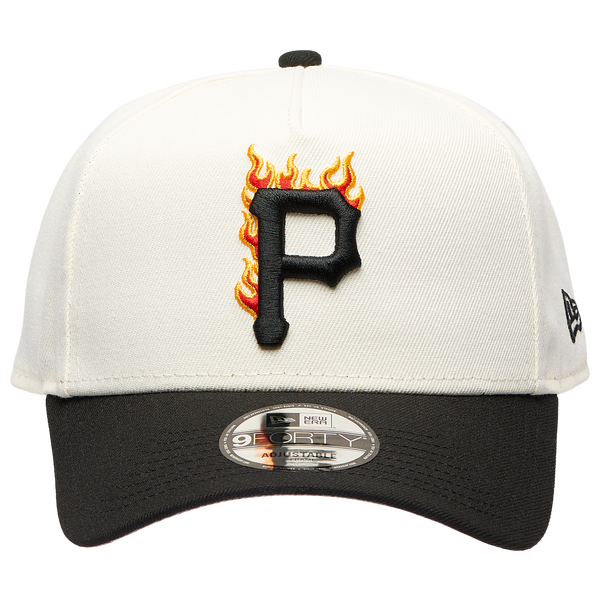 New Era MLB 940 A-Frame Flame Cap - Adult - White/Black - Image 2