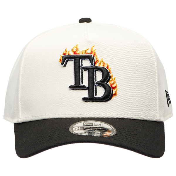 New Era MLB 940 A-Frame Flame Cap - Adult - White/Black - Image 2