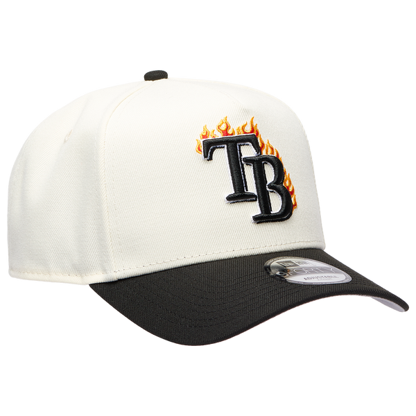 New Era MLB 940 A-Frame Flame Cap - Adult - White/Black - Image 3