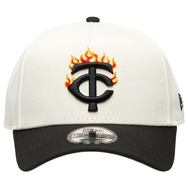 New Era MLB 940 A-Frame Flame Cap - Adult - White/Black - Image 2