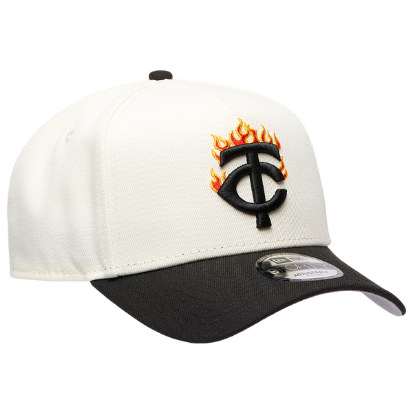 New Era MLB 940 A-Frame Flame Cap - Adult - White/Black - Image 3