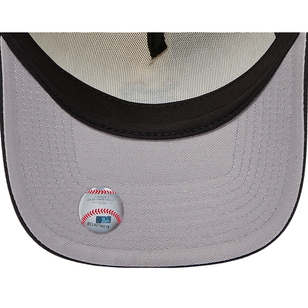 New Era MLB 940 A-Frame Flame Cap - Adult - Black/White - Image 5