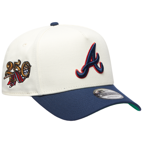 New Era MLB 940 A-Frame Anniversary Cap - Adult - White/Navy - Image 3