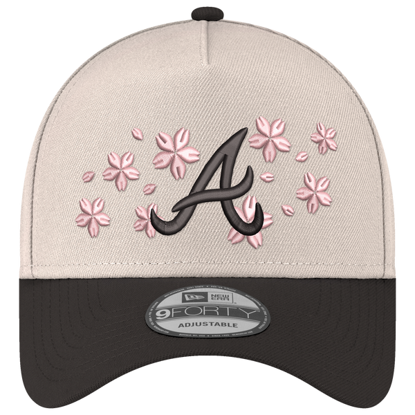 New Era MLB 940 A-Frame Blossom Cap - Adult - White/Black - Image 2