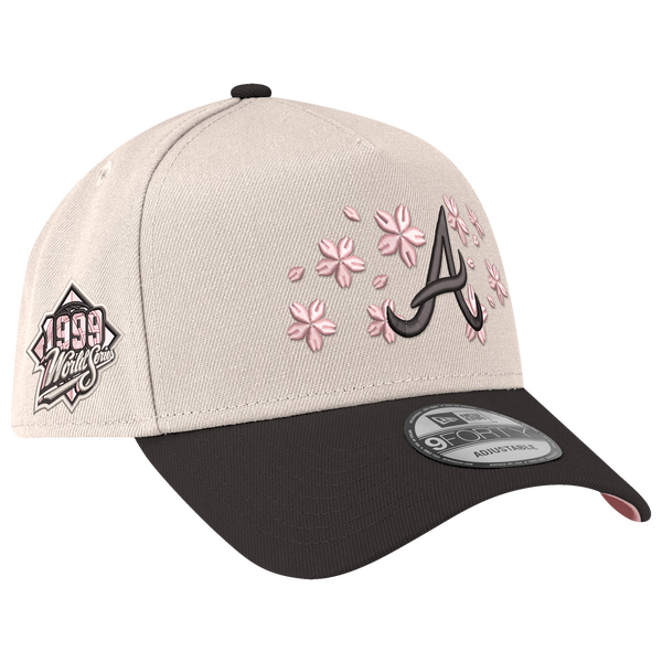New Era MLB 940 A-Frame Blossom Cap - Adult - White/Black - Image 3