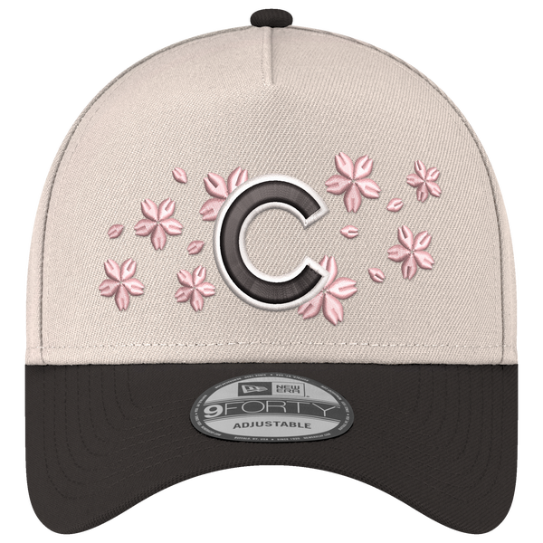 New Era MLB 940 A-Frame Blossom Cap - Adult - White/Black - Image 2